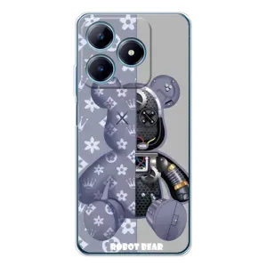 Силіконовий чохол для Realme C61 (Ведмідь Louis Vuitton)