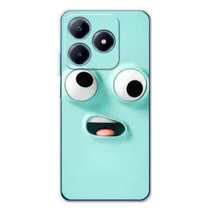 Чехол с рисунком «Забавное мятное лицо» для Realme C61