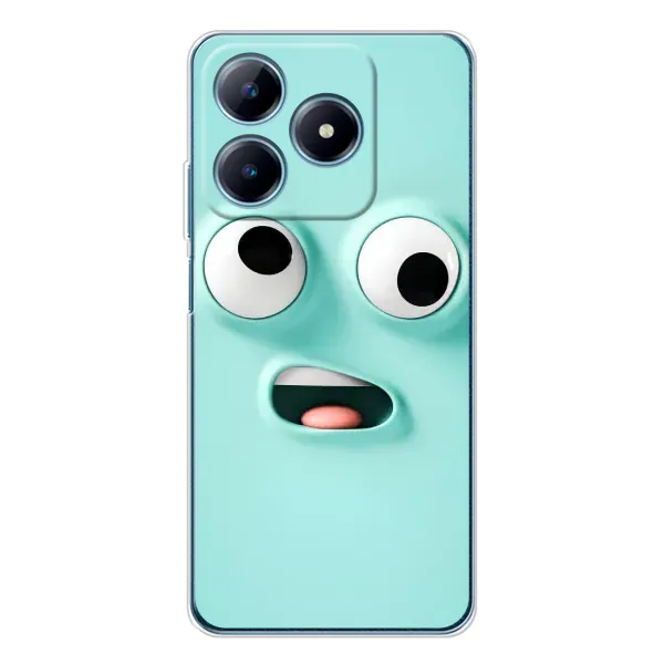 Чехол с рисунком «Забавное мятное лицо» для Realme C61 Чехол с рисунком «Забавное мятное лицо» для Realme C61