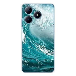 Чехол с рисунком «Морская волна» для Realme C61