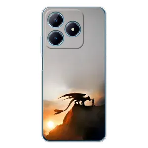 Чехол дракон Беззубик для Realme C61 (Мультиик Беззубик)
