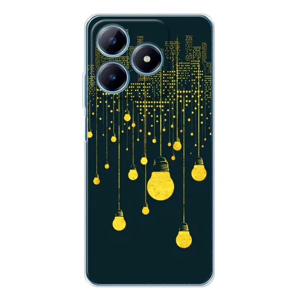 Чехол с рисунком «Ночной город» для Realme C61 Чехол с рисунком «Ночной город» для Realme C61