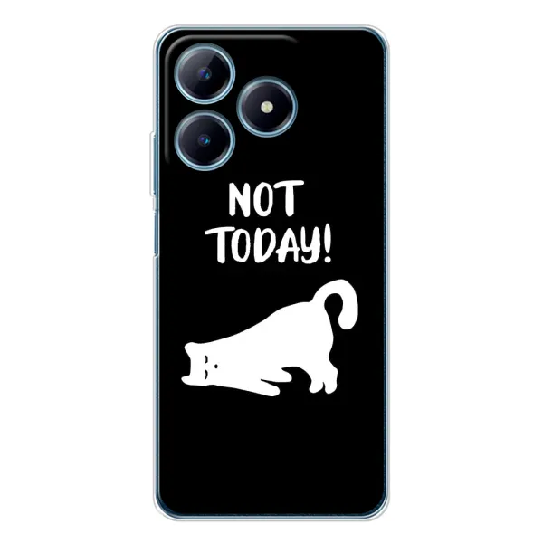 Чехол с рисунком «Not Today» для Realme C61 Чехол с рисунком «Not Today» для Realme C61