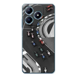 Чехол фильм Формула 1 для Realme C61 (Гонки ф1)