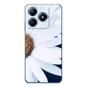 Чохол з ромашками на Realme C61 (Пів ромашки)