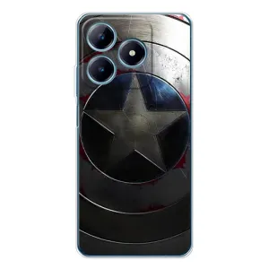 Чохол с Щітом Капітана Америки на Realme C61 (Ретро Щит Капітана)