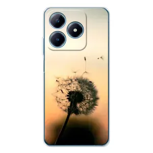 Силіконовий Чохол з кульбабками на Realme C61 (Роздмухана кульбабка)