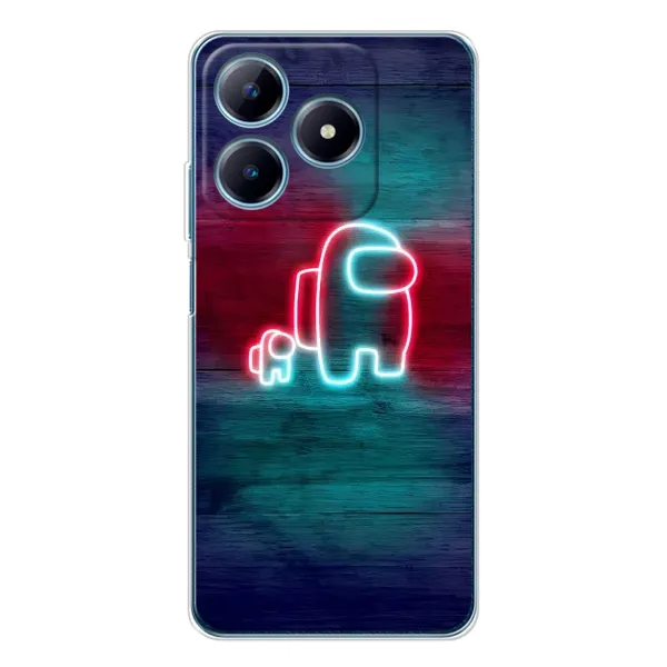 Чехол с рисунком «С питомцем» для Realme C61 Чехол с рисунком «С питомцем» для Realme C61