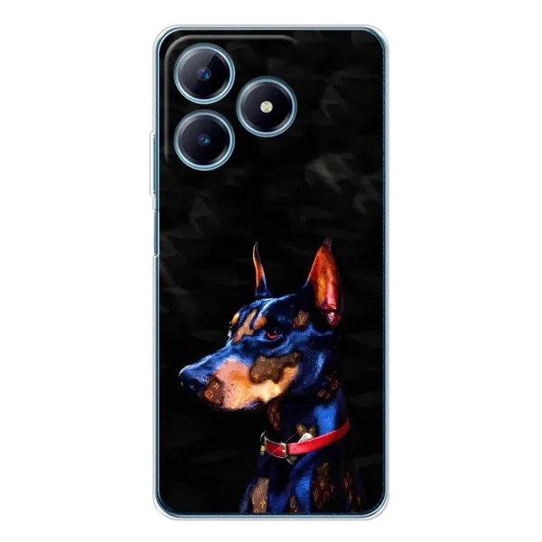 Чехол с рисунком «Собака Мопс» для Realme C61 Чехол с рисунком «Собака Мопс» для Realme C61