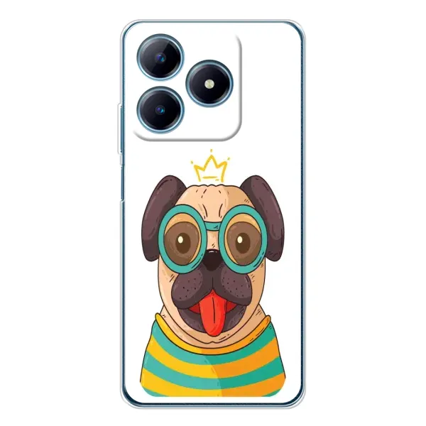 Чехол с рисунком «Собака Король» для Realme C61 Чехол с рисунком «Собака Король» для Realme C61