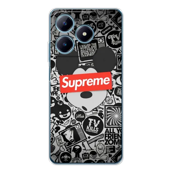 Чехол с рисунком «Supreme Маус» для Realme C61 Чехол с рисунком «Supreme Маус» для Realme C61