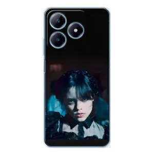 Чехлы с принтом Уэнсдей на Realme C61 (Танец Уэнсдей)