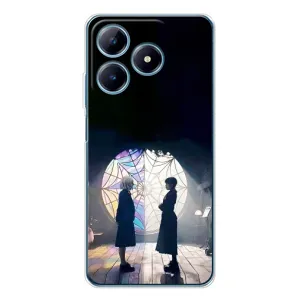 Чехлы с принтом Уэнсдей на Realme C61 (Уэнсдей и Энди)