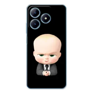 Мультяшный принт на Чехол для Реалми С63 4Джи (Бос)