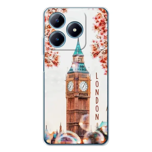 Чохол з малюнком «Годинник Лондон» для Realme C63 4G Чохол з малюнком «Годинник Лондон» для Realme C63 4G