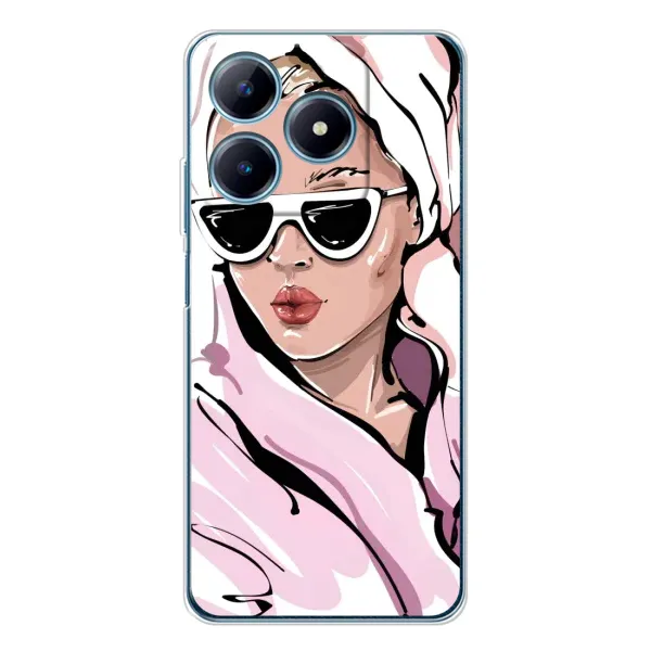 Чехол с рисунком «Девушка в халате» для Realme C63 4G Чехол с рисунком «Девушка в халате» для Realme C63 4G