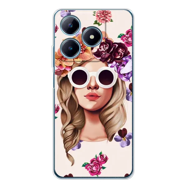 Чехол с рисунком «Девушка в очках» для Realme C63 4G Чехол с рисунком «Девушка в очках» для Realme C63 4G