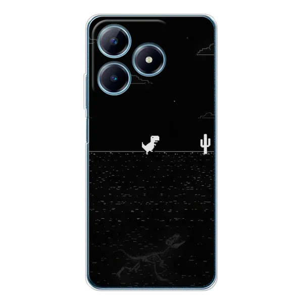 Чехол с рисунком «Динозаврик» для Realme C63 4G Чехол с рисунком «Динозаврик» для Realme C63 4G