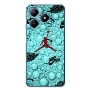 Силиконовый Чехол Nike Air Jordan на Реалми С63 4Джи (Джордан Найк)