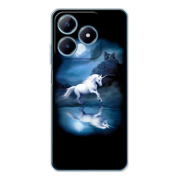 Чехол с рисунком «Единорог» для Realme C63 4G Чехол с рисунком «Единорог» для Realme C63 4G