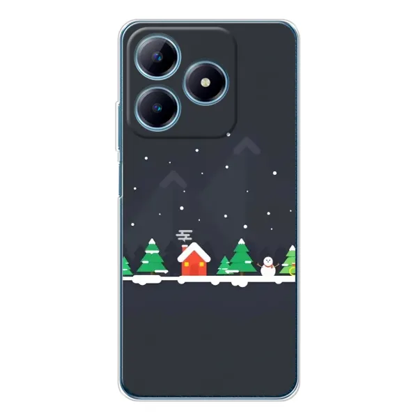 Чехол с рисунком «Город зимний» для Realme C63 4G Чехол с рисунком «Город зимний» для Realme C63 4G