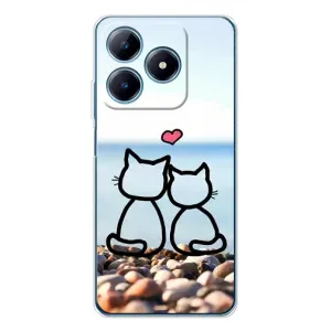 Силіконові Чохли Коханій людині для Realme C63 4G (Котейки)