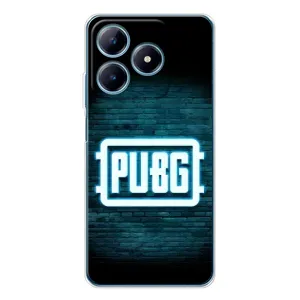 Чохол (TPU) з картинкою "Лого Пабг" на Реалмі С63 4Джі (Лого PUBG)
