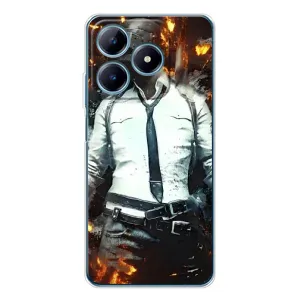 Чохол з картинкою "Герой Pubg" на Realme C63 4G (Man Пубг)