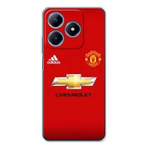 Силиконовые Чехлы принт Футбол на Realme C63 4G (Man United)