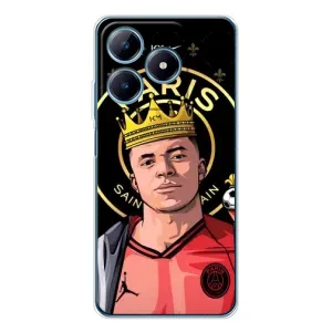 Чехол (TPU) с Футболистом на Realme C63 4G (Mbappe King)