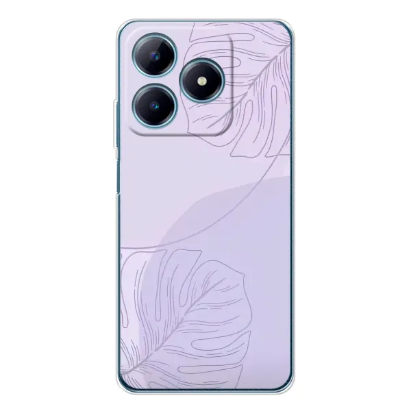 Чехол с рисунком «Монстера фиолетовая» для Realme C63 4G Чехол с рисунком «Монстера фиолетовая» для Realme C63 4G
