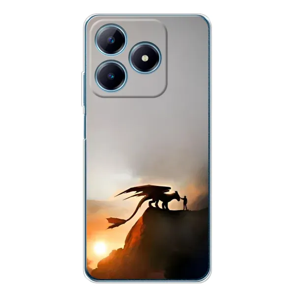 Чехол с рисунком «Мультиик Беззубик» для Realme C63 4G Чехол с рисунком «Мультиик Беззубик» для Realme C63 4G