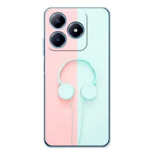 Девчачий Чехол для Realme C63 4G (Наушники)