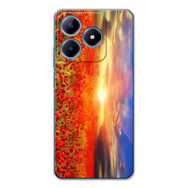 Чехол с рисунком «Поле тюльпанов» для Realme C63 4G Чехол с рисунком «Поле тюльпанов» для Realme C63 4G