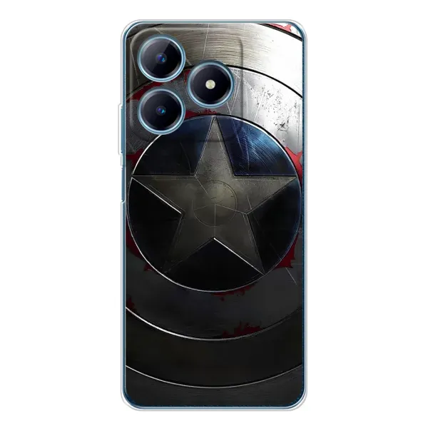Чехол с рисунком «Ретро Щит Капитана» для Realme C63 4G Чехол с рисунком «Ретро Щит Капитана» для Realme C63 4G