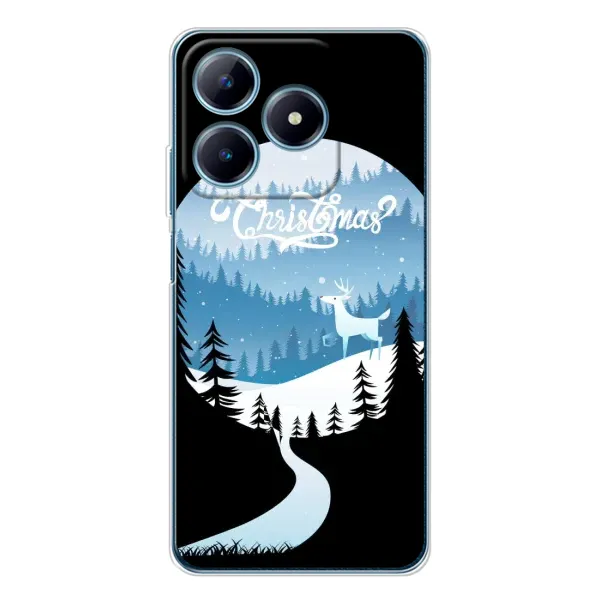 Чехол с рисунком «Рождественский Олень» для Realme C63 4G Чехол с рисунком «Рождественский Олень» для Realme C63 4G