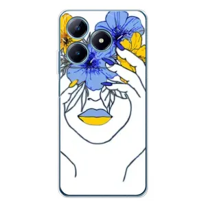 Чехол на Realme C63 4G Украинский дизайн (Украинка на всю голову)