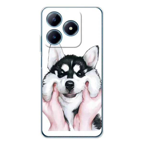 Чехол с рисунком «Собака Хаски» для Realme C63 4G Чехол с рисунком «Собака Хаски» для Realme C63 4G