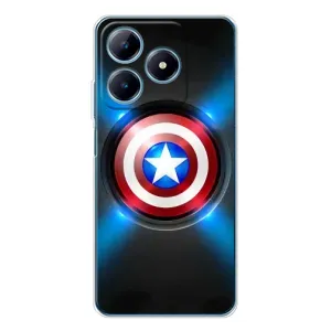 Чохол с Щітом Капітана Америки на Realme C63 4G (Яскраий Щит Капітана)