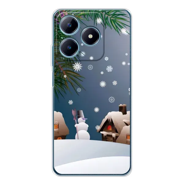 Чехол с рисунком «Зима» для Realme C63 4G Чехол с рисунком «Зима» для Realme C63 4G