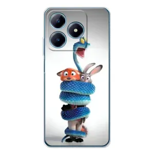 Силиконовый чехол с принтом Зоотрополіс для Realme C63 4G (Змея Зоо)