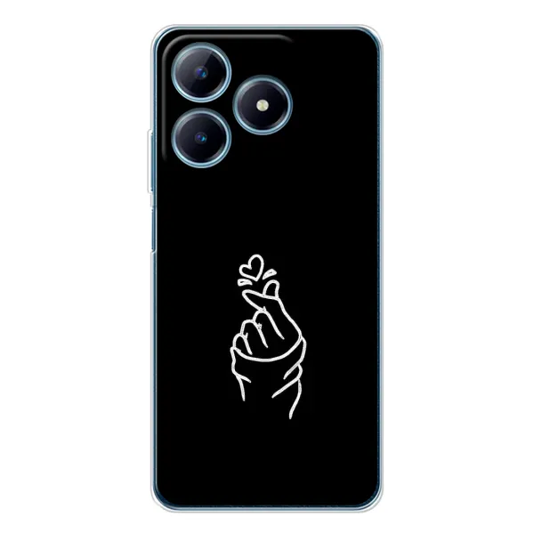 Чехол с рисунком «Знак Сердечка» для Realme C63 4G