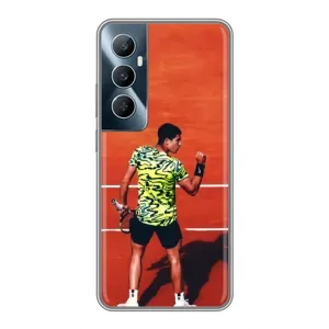 Чехлы с принтом Спортивная тематика для Realme C65 (Алькарас Теннисист)