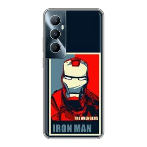 Чехол Супергерой Железный человек на Realme C65 (Art Iron man)