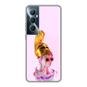 Чехол с Прикольным принтом на Realme C65 (АРТ Статуя)