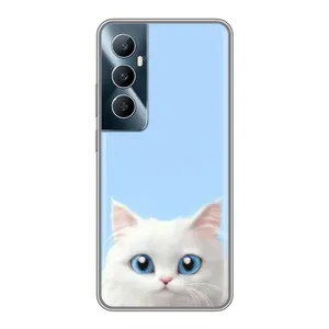Чохол на тематику: Коти для Realme C65 (Білий кіт)