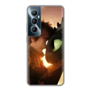 Чехол дракон Беззубик для Realme C65 (Беззубик и Иккинг)