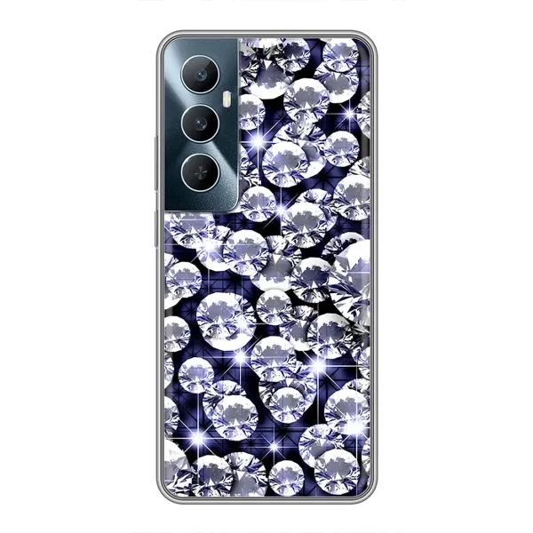 Чехол с рисунком «Бриллианты» для Realme C65
