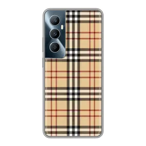 Чехол с рисунком «Burberry стиль» для Realme C65