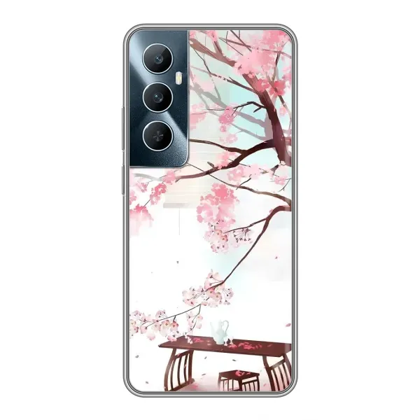 Чехол с рисунком «Чайная церемония» для Realme C65 Чехол с рисунком «Чайная церемония» для Realme C65
